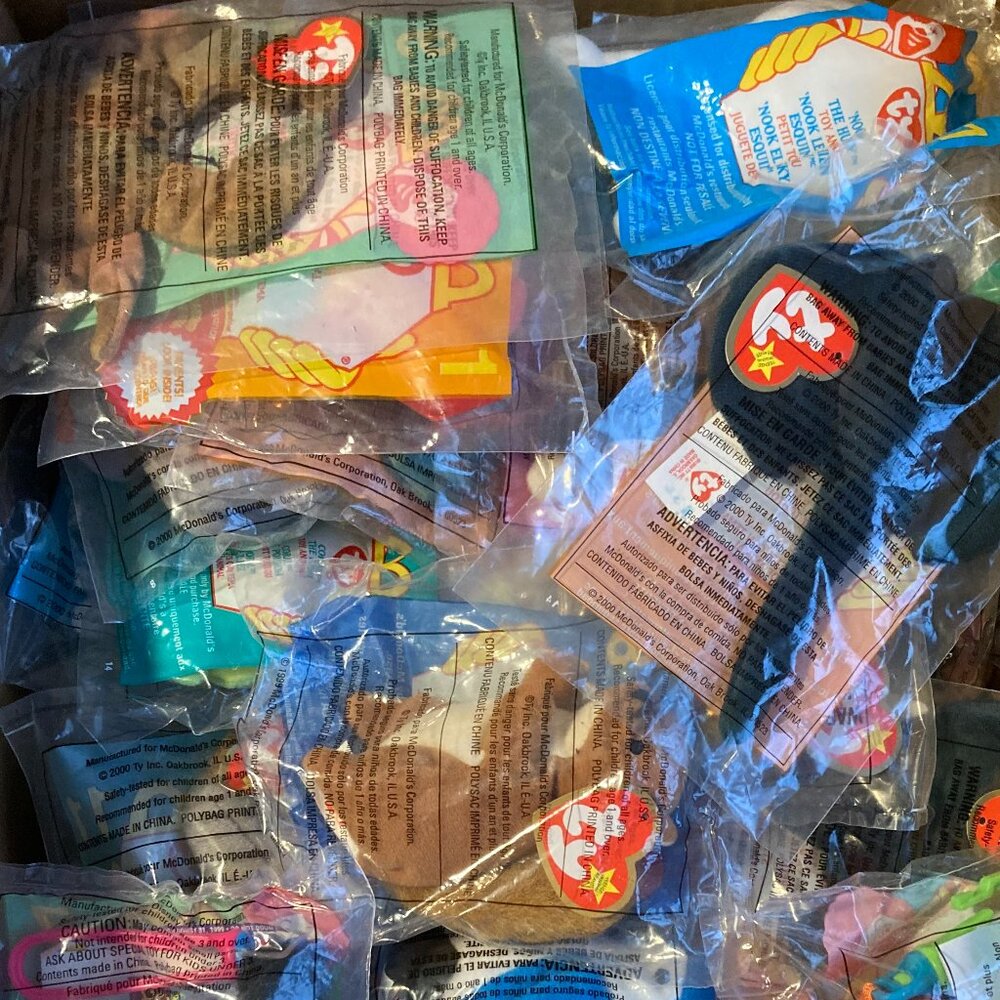 10pc Mystery Bundles McDonalds Beanie Ty Babies 90s 2000s NWT No duplicates